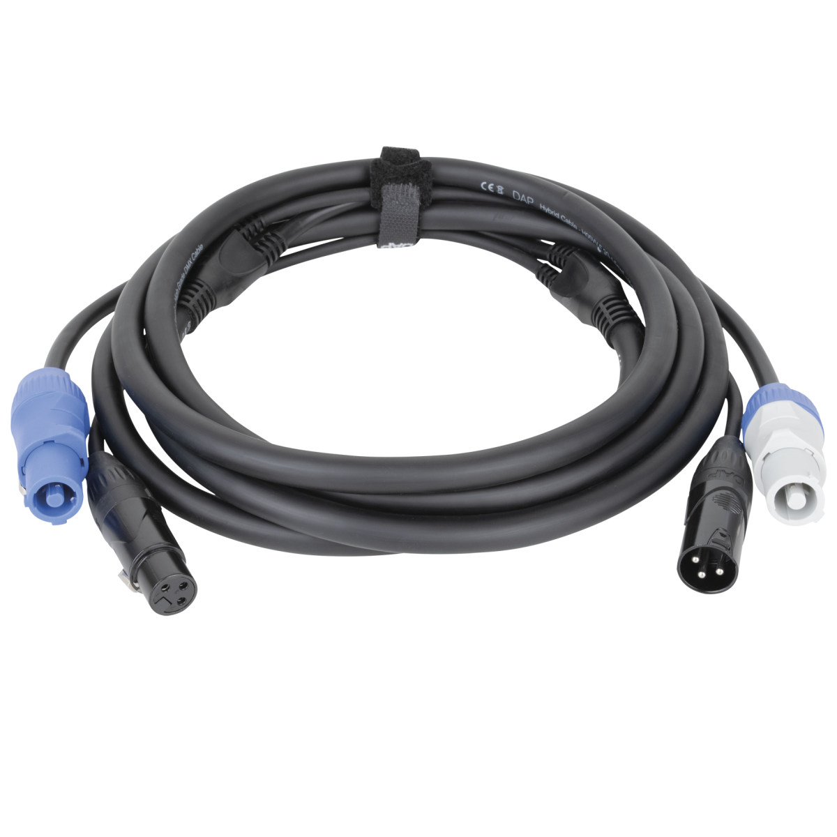 DAP AUDIO FP20-3 CAVO COMBO POWER POWERCON + DMX XLR 3 PIN DA 3 METRI