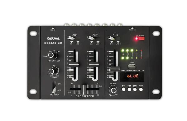 KARMA Mixer DJ a 3 canali
