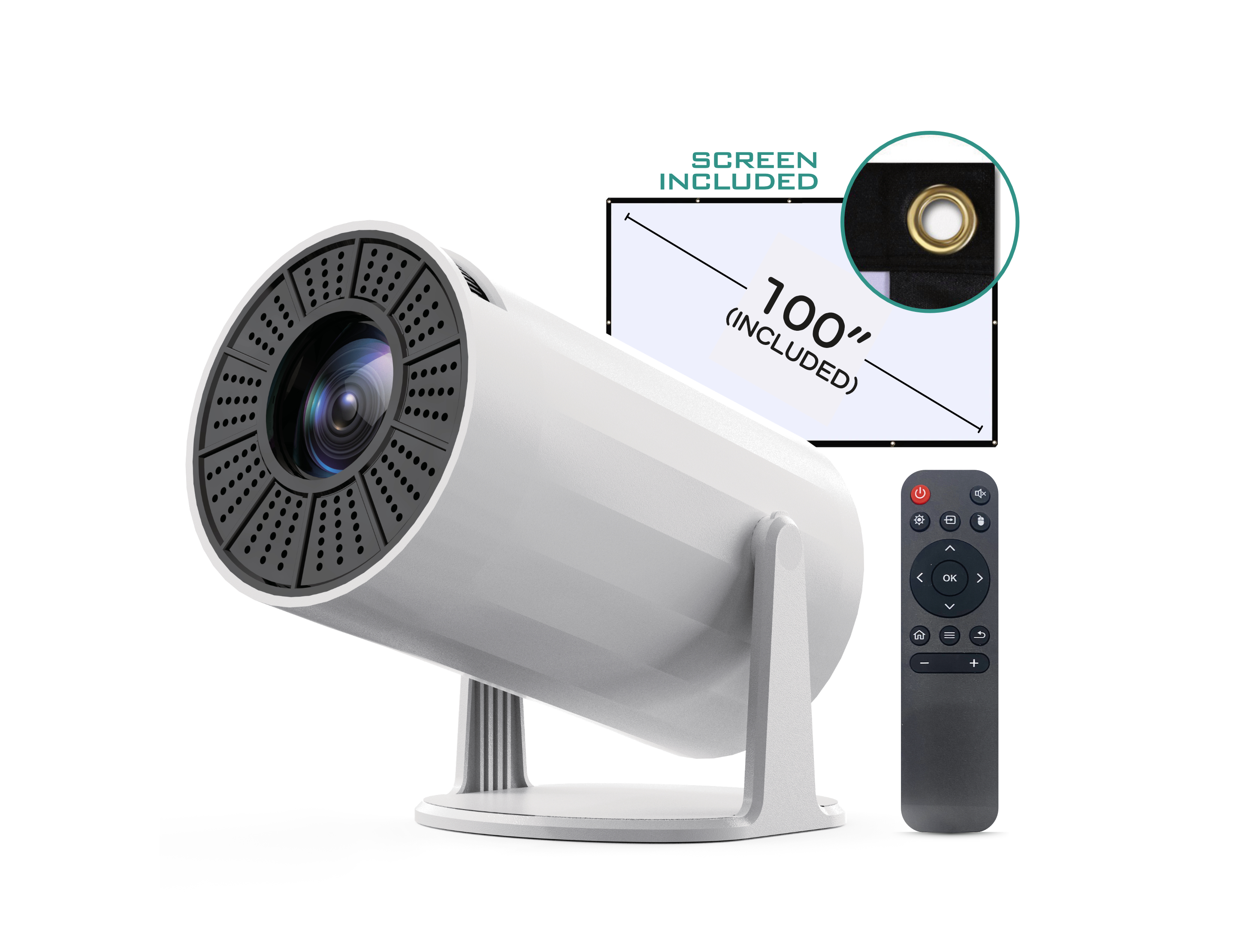 KARMA Videoproiettore con schermo