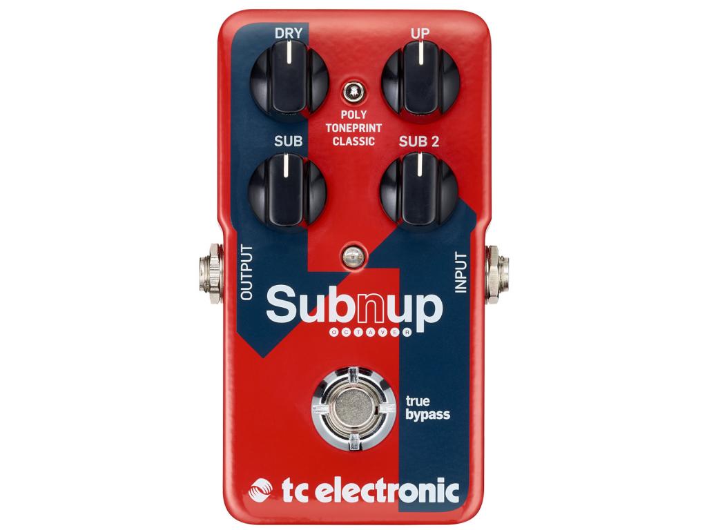 TC ELECTRONIC SUB 'N' UP OCTAVER EFFETTO OCTAVER POLIFONICO A PEDALE PER CHITARRA