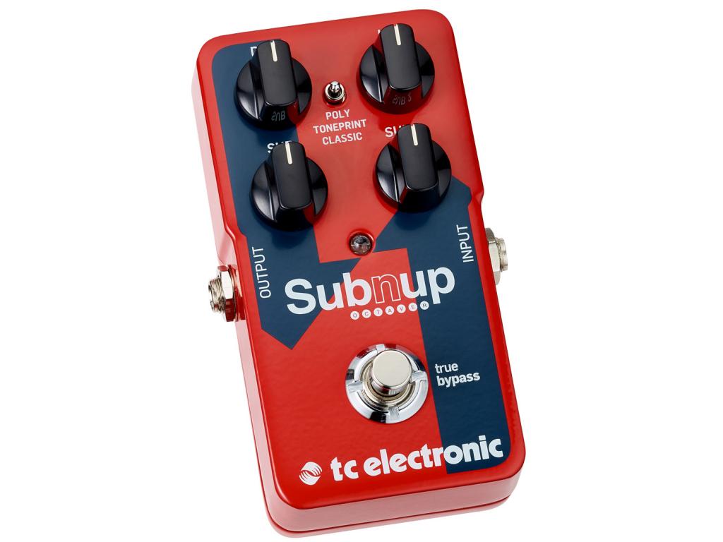 TC ELECTRONIC SUB 'N' UP OCTAVER EFFETTO OCTAVER POLIFONICO A PEDALE PER CHITARRA