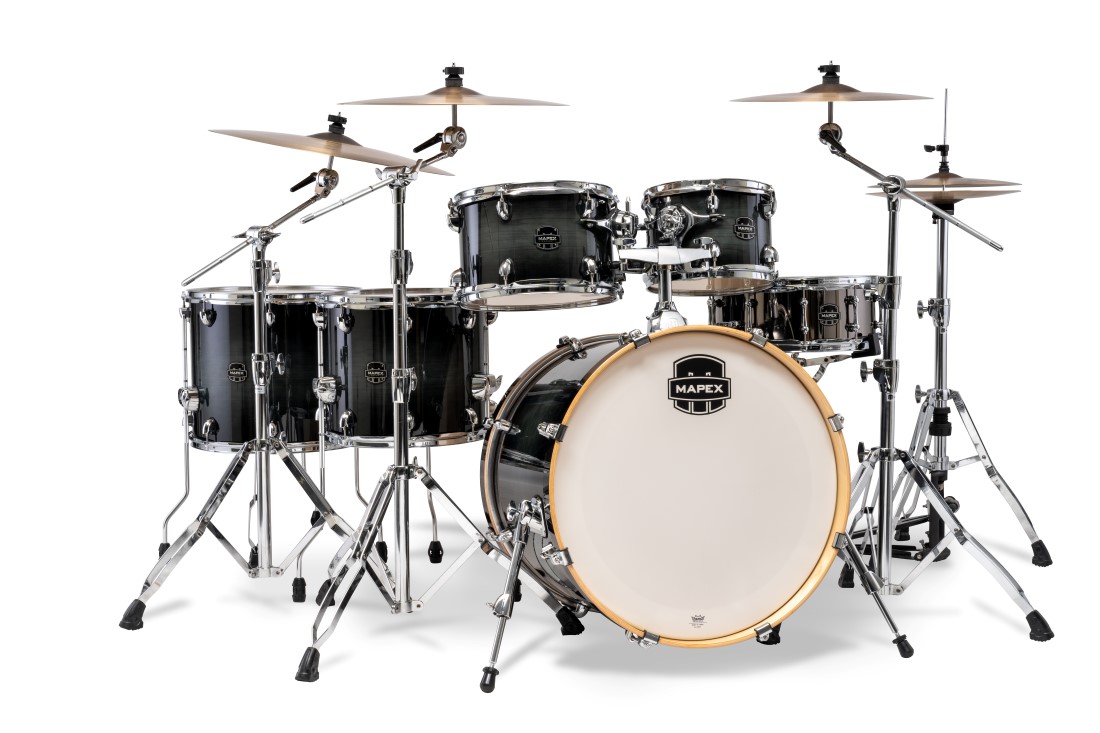MAPEX IT AR628SFUVOZ ARMORY STUDIOEASE FAST 6 PEZZI BLACK ONYX BURST