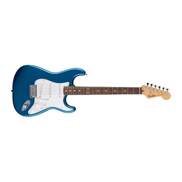 Fender Standard Stratocaster, Laurel Fingerboard, White Pickguard, Aqua Marine Metallic