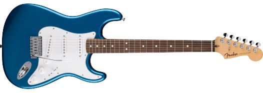 Fender Standard Stratocaster®, Laurel Fingerboard, White Pickguard, Aqua Marine Metallic