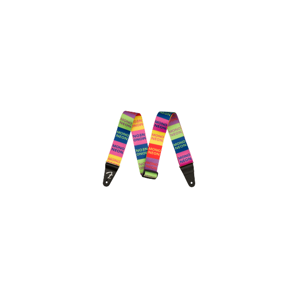 Fender "MonoNeon Logo Strap, Multi-Color, 2"""
