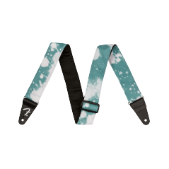 Fender "Tie Dye Acid Wash Strap, Teal, 2"""