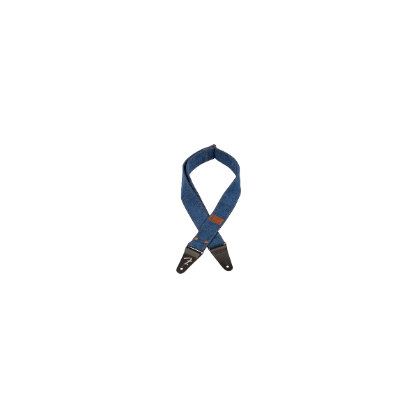 Fender x Wrangler Riveted Denim Strap, Indigo