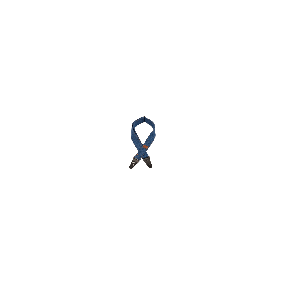 Fender x Wrangler Riveted Denim Strap, Indigo