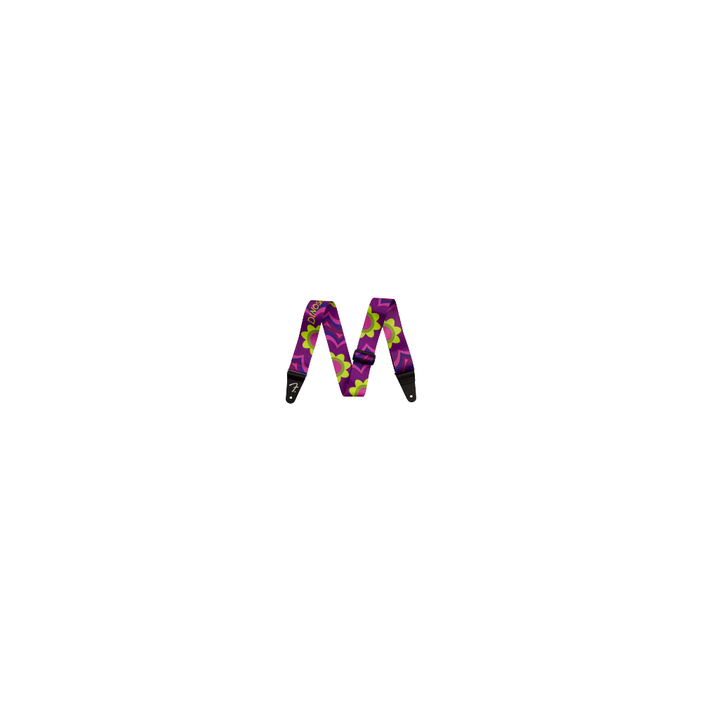 Fender "J Mascis Strap, Magenta Flower, 2"""