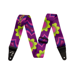 Fender "J Mascis Strap, Magenta Flower, 2"""