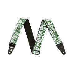 Fender "Hawaiian Strap, 2"", Green Floral"