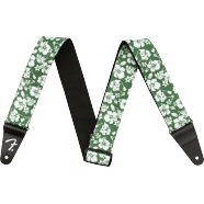 Fender Hawaiian Strap, 2", Green Floral