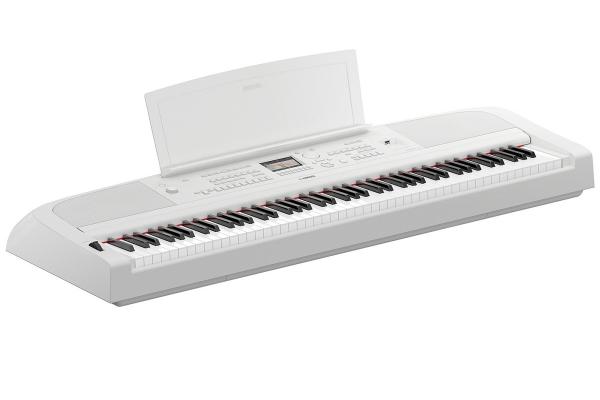 YAMAHA DGX670WH WHITE PIANOFORTE DIGITALE ARRANGER DGX670 88 TASTI GRADED HAMMER COLORE BIANCO