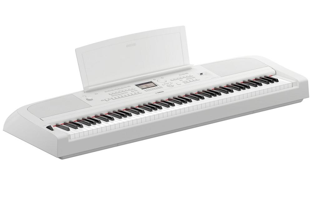 YAMAHA DGX670WH WHITE PIANOFORTE DIGITALE ARRANGER DGX670 88 TASTI GRADED HAMMER COLORE BIANCO