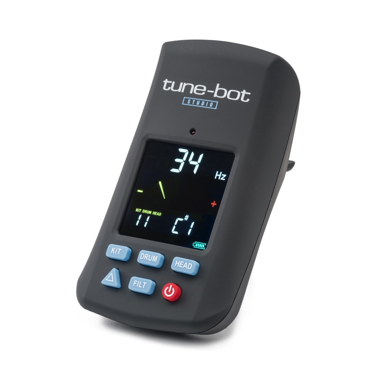 TUNE-BOT OVERTONE LABS STUDIO DRUM TUNER ACCORDATORE DIGITALE PER BATTERIA