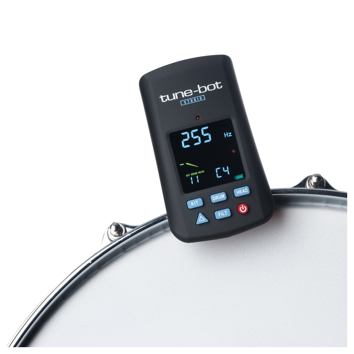 TUNE-BOT OVERTONE LABS STUDIO DRUM TUNER ACCORDATORE DIGITALE PER BATTERIA