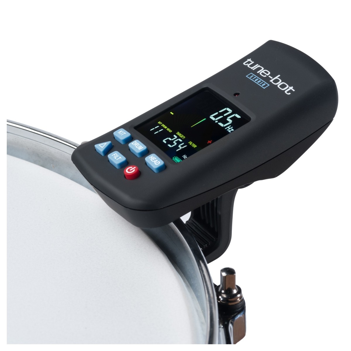 TUNE-BOT OVERTONE LABS STUDIO DRUM TUNER ACCORDATORE DIGITALE PER BATTERIA