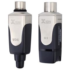 XVIVE U3C SISTEMA WIRELESS PER MICROFONI A CONDENSATORE COMPOSTO DA TRASMETTITORE E RICEVITORE COMPATTI E PORTATILI