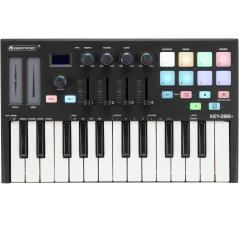 OMNITRONIC KEY-288+ MIDI CONTROLLER MIDI USB 25 TASTI + 8 DRUM PAD RETROILLUMINATI (Copy)