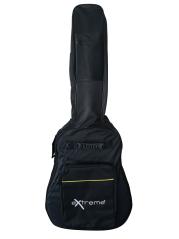 Extreme  BAG WG8 BORSA IMBOTTITA PER CHITARRA ACUSTICA 8MM CON 2 TASCHE FRONTALI COLORE NERO