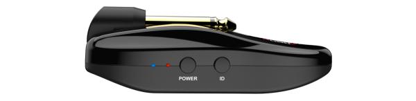 AROMA ARG-05 TRASMETTITORE-RICEVITORE SISTEMA RADIO WIRELESS PER CHITARRA 5 8GHZ RICARICABILE USB JACK REGOLABILE