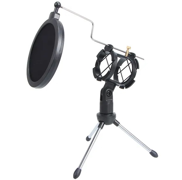 EXTREME F9 ASTA DA TAVOLO PER MICROFONO CON SUPPORTO ANTI SHOCK E FILTRO ANTI POP INTEGRATO
