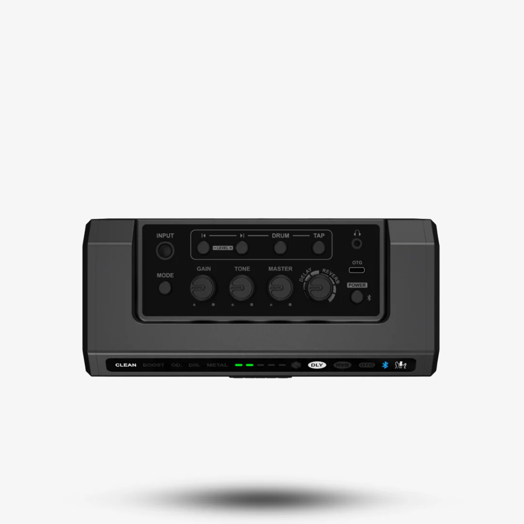 AROMA TG-08 AMPLIFICATORE 10 WATT BLUETOOTH AMP ALTOPARLANTE PORTATILE PER CHITARRA ELETTRICA