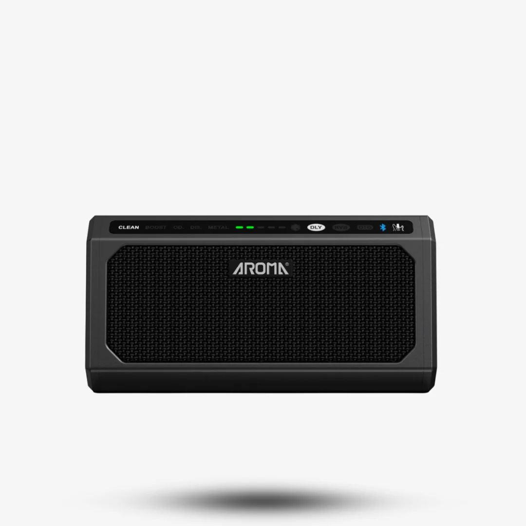 AROMA TG-08 AMPLIFICATORE 10 WATT BLUETOOTH AMP ALTOPARLANTE PORTATILE PER CHITARRA ELETTRICA