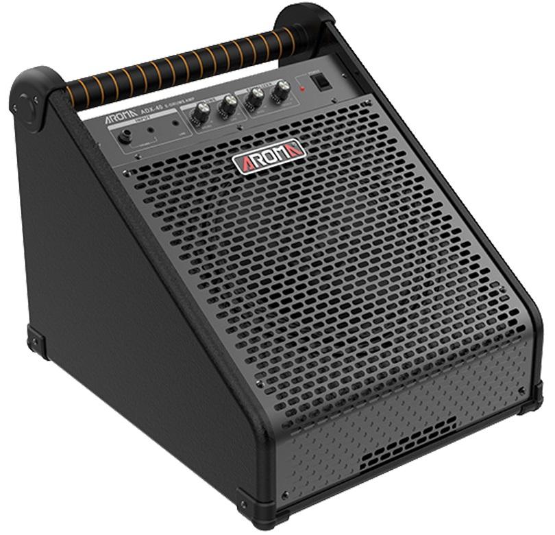 AROMA ADX-40S AMPLIFICATORE PER BATTERIA ELETTRONICA 40 WATT 10" CON INGRESSO DI LINEA E STRUMENTO E BLUETOOTH