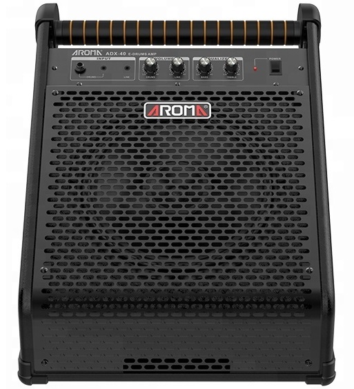 AROMA ADX-40S AMPLIFICATORE PER BATTERIA ELETTRONICA 40 WATT 10" CON INGRESSO DI LINEA E STRUMENTO E BLUETOOTH