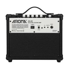 AROMA AG-20 AMPLIFICATORE CLEAN + OVERDRIVE 20 WATT 6 5" PER CHITARRA ELETTRICA CON EFFETTI BLUETOOTH