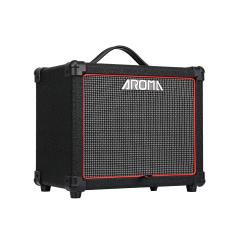 AROMA AG-20B AMPLIFICATORE CLEAN + OVERDRIVE 20 WATT 6 5" PER BASSO CON EFFETTI E BLUETOOTH