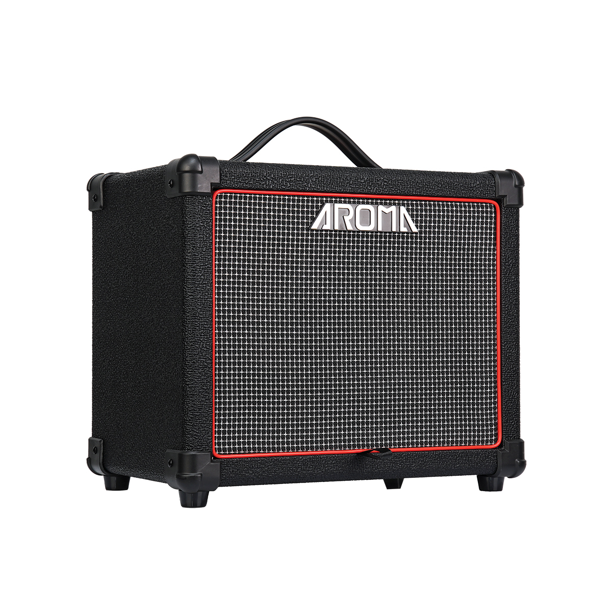 AROMA AG-20B AMPLIFICATORE CLEAN + OVERDRIVE 20 WATT 6 5" PER BASSO CON EFFETTI E BLUETOOTH