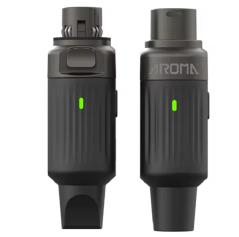 AROMA ARC 2 SISTEMA WIRELESS PER MICROFONO COMPOSTO DA TRASMETTITORE E RICEVITORE COMPATTI E PORTATILI