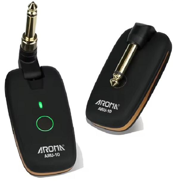AROMA ARU 10 TRASMETTITORE-RICEVITORE SISTEMA RADIO WIRELESS PER CHITARRA