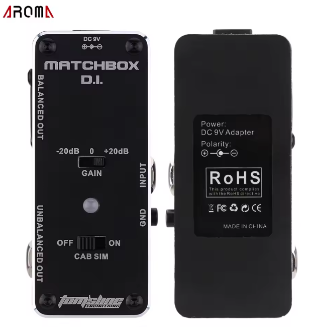 TOM'SLINE ENGINEERING AMX-3 MATCHBOX PEDALE DI BOX