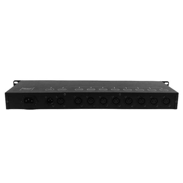 SHEHDS STAGE DMX512 SPLITTER DMX 8 CANALI INGRESSI E USCITE XLR 3 PIN