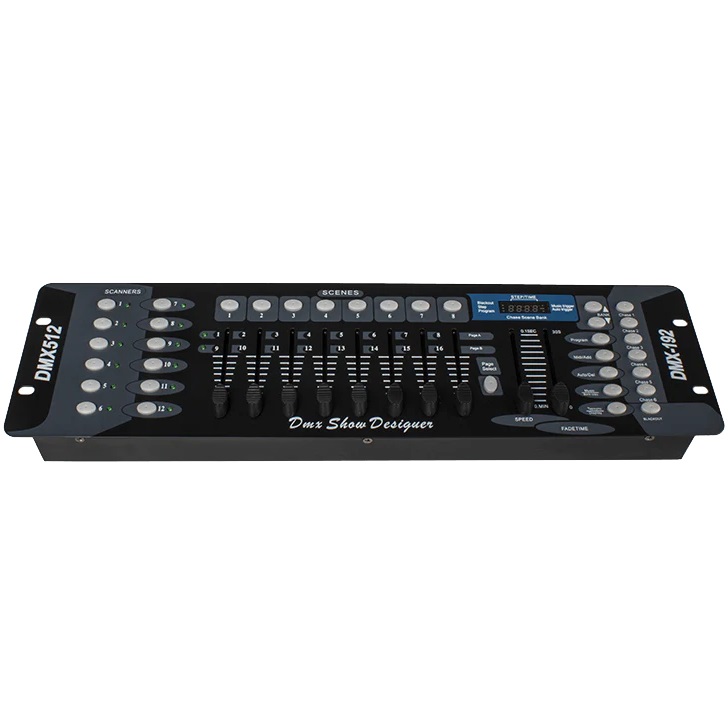 SHEHDS MIXER LUCI 192 CANALI DMX 240 SCENE 8 SLIDER