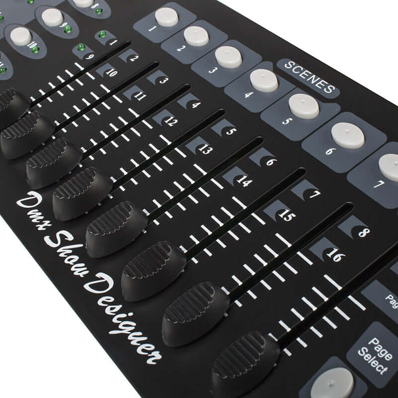 SHEHDS MIXER LUCI 192 CANALI DMX 240 SCENE 8 SLIDER