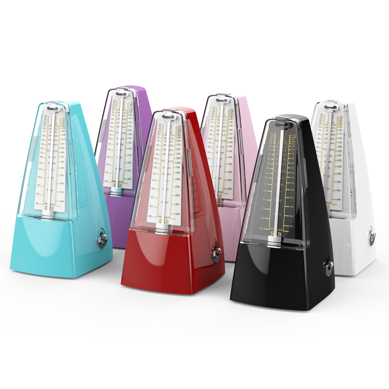 SOLO S-350 WH METRONOMO MECCANICO A PIRAMIDE COLOR BIANCA CON IGROMETRO ANALOGICO