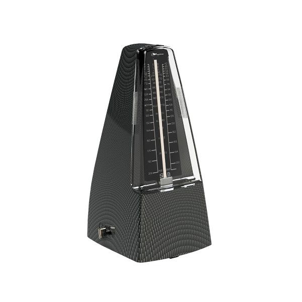 SOLO S-355 CS METRONOMO MECCANICO A PIRAMIDE COLOR CARBON STEEL CON IGROMETRO ANALOGICO