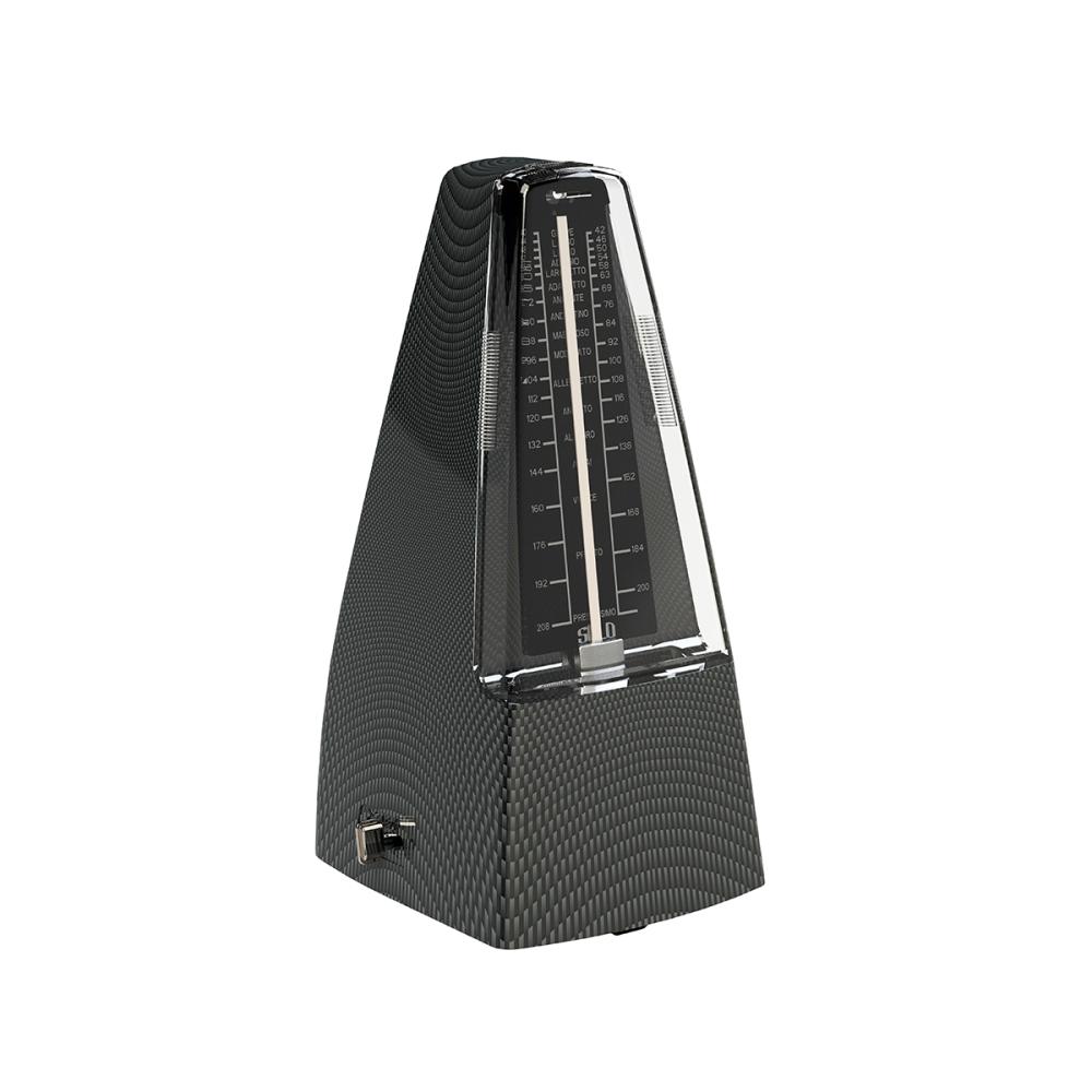 SOLO S-355 CS METRONOMO MECCANICO A PIRAMIDE COLOR CARBON STEEL CON IGROMETRO ANALOGICO