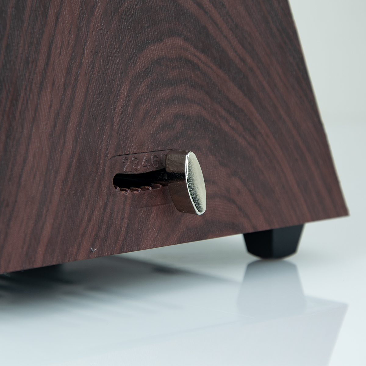 SOLO S-360 EB METRONOMO MECCANICO A PIRAMIDE COLOR NERO GOFFRATO CON IGROMETRO ANALOGICO