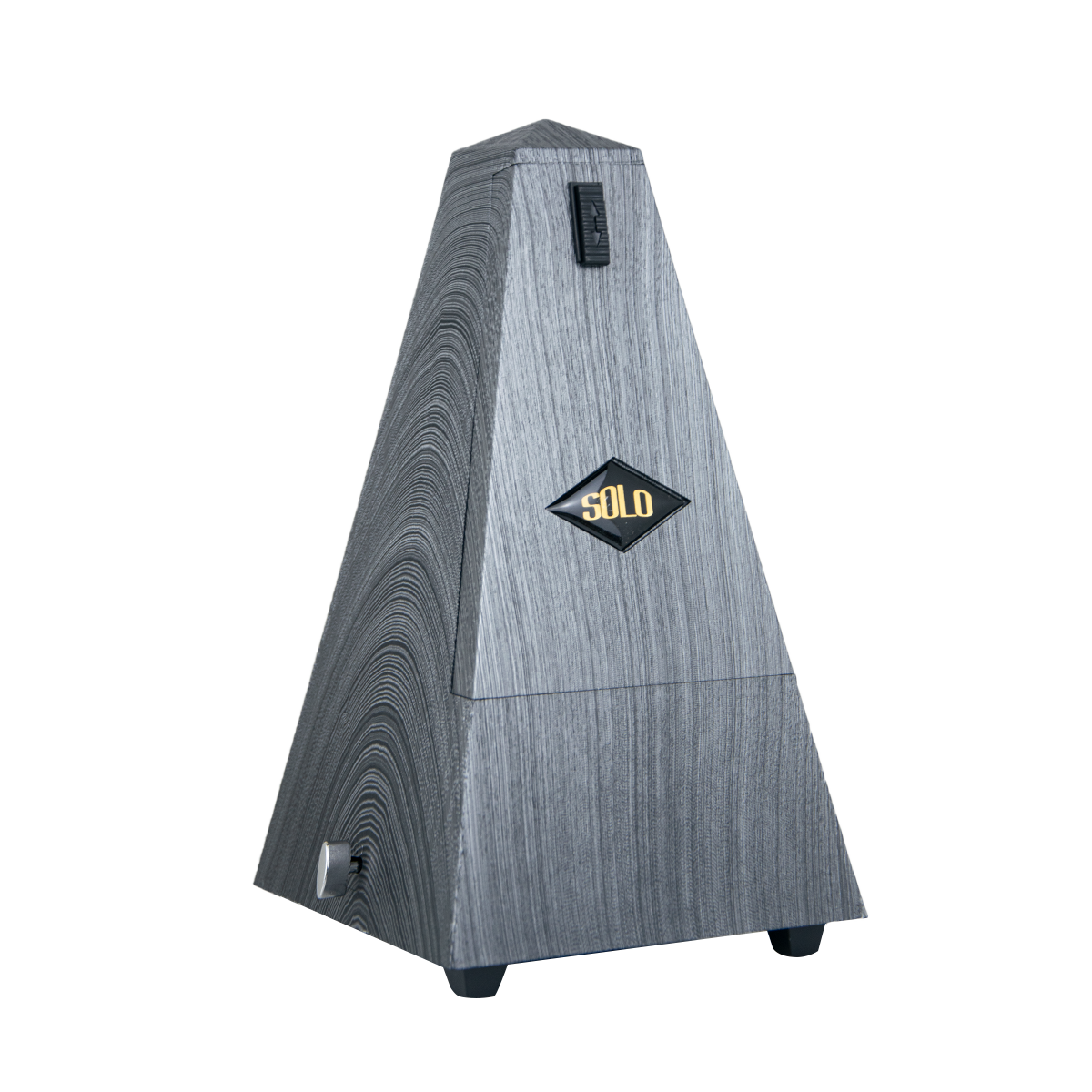 SOLO S-360 MS METRONOMO MECCANICO A PIRAMIDE COLOR ARGENTO OPACO CON IGROMETRO ANALOGICO