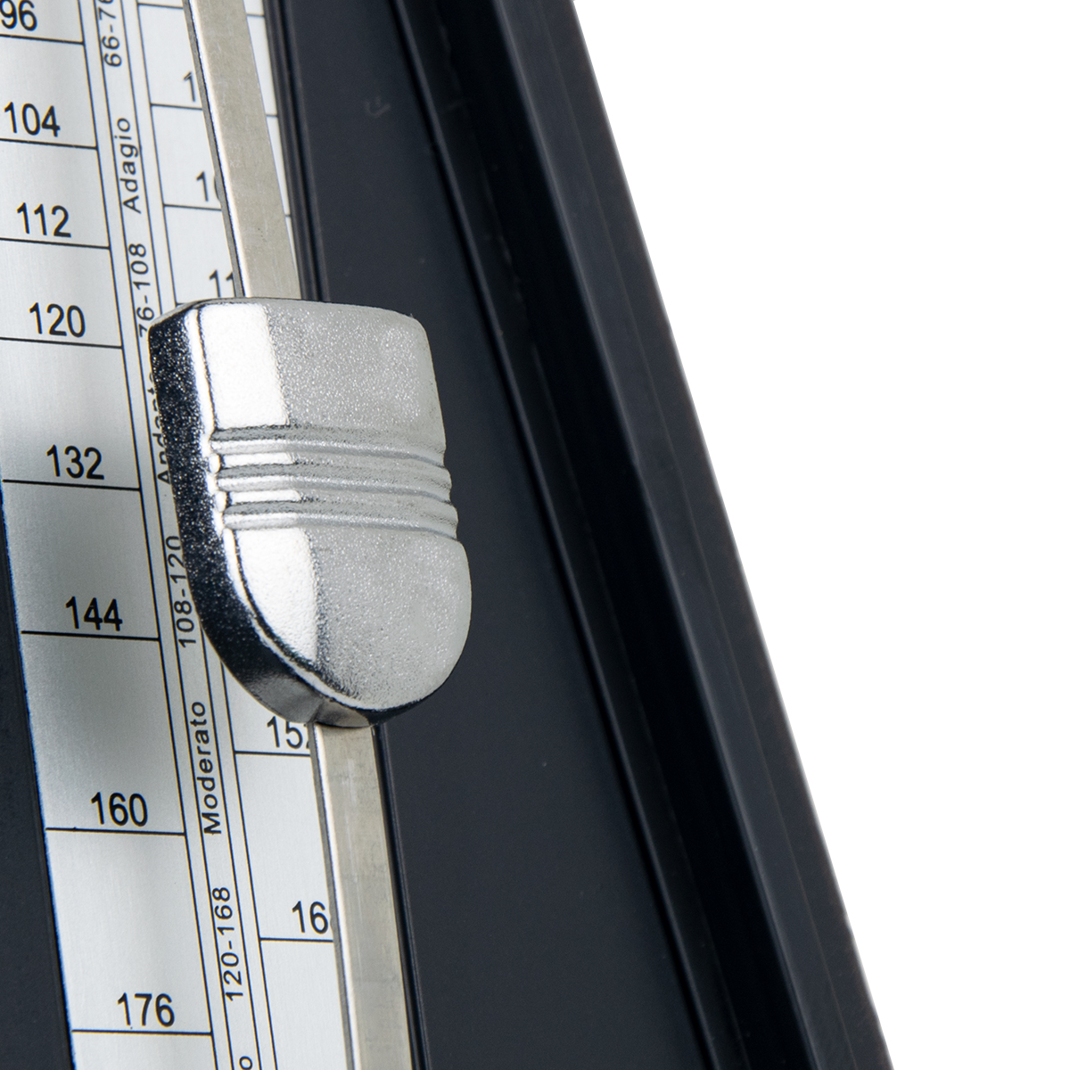 SOLO S-360 MS METRONOMO MECCANICO A PIRAMIDE COLOR ARGENTO OPACO CON IGROMETRO ANALOGICO