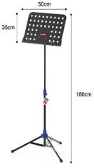 GALUX GMS-310 LEGGIO DA ORCHESTRA FORATO SMONTABILE REGOLABILE IN ALTEZZA ED INCLINAZIONE