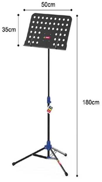 GALUX GMS-310 LEGGIO DA ORCHESTRA FORATO SMONTABILE REGOLABILE IN ALTEZZA ED INCLINAZIONE