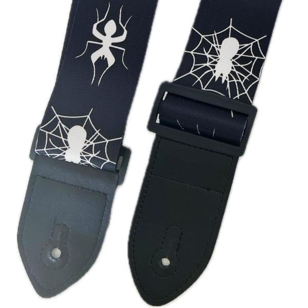 EXTREME GUITAR STRAP G TRACOLLA REGOLABILE CHITARRA E BASSO SPIDERS RAGNI