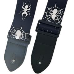 EXTREME GUITAR STRAP G TRACOLLA REGOLABILE CHITARRA E BASSO SPIDERS RAGNI