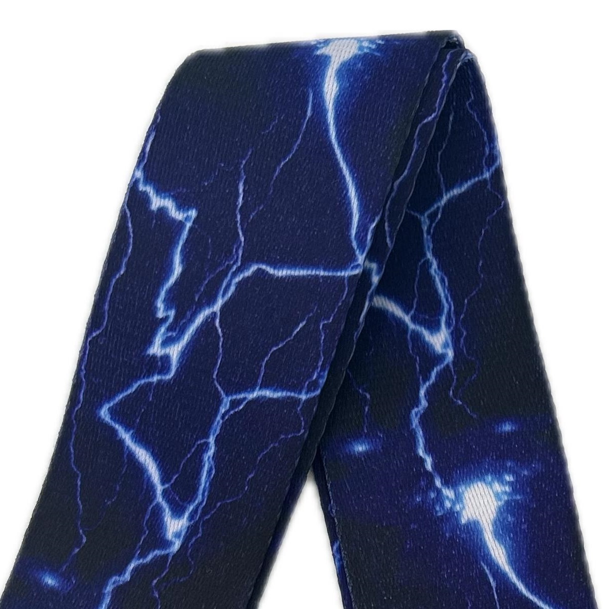 EXTREME GUITAR STRAP H TRACOLLA REGOLABILE CHITARRA E BASSO FULMINI